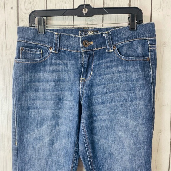 Womens New York and Co Womens Platinum Jeans Size 10 Capri W 33 L 21 - Picture 2 of 7